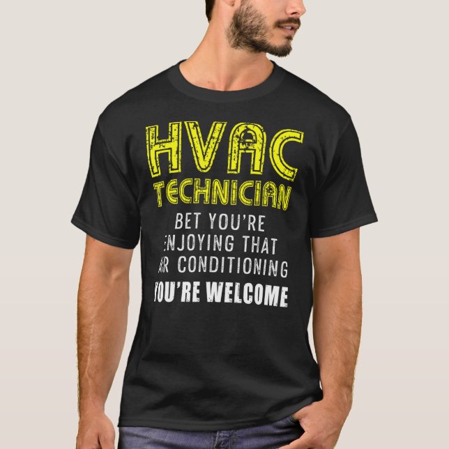 Hvac Technician  Hvac Tech  2 T-Shirt (Front)