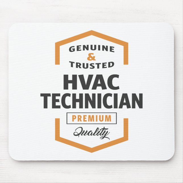 HVAC Technician Logo Gifts. Mouse Pad (Front)