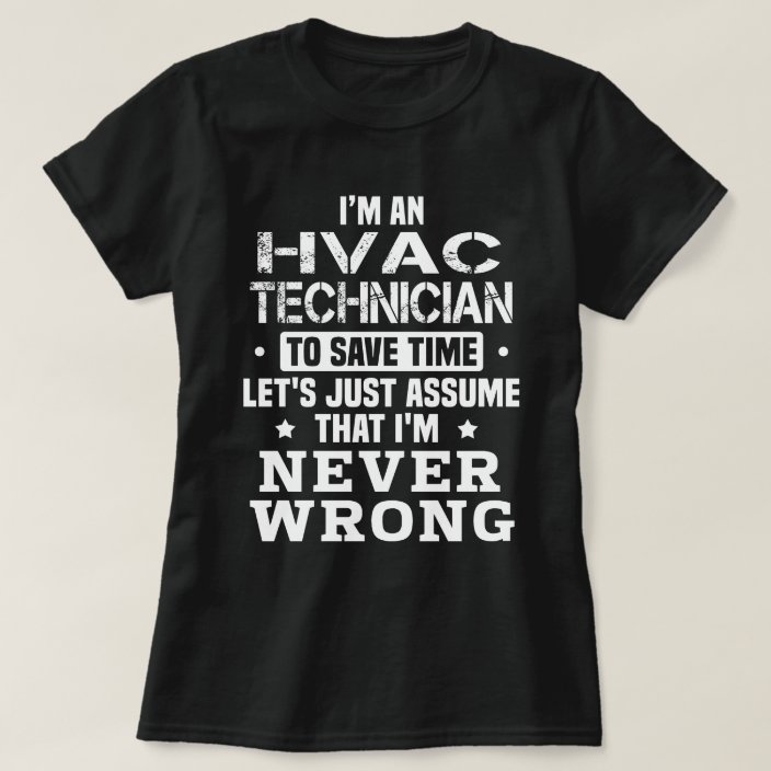 hvac technician t shirts