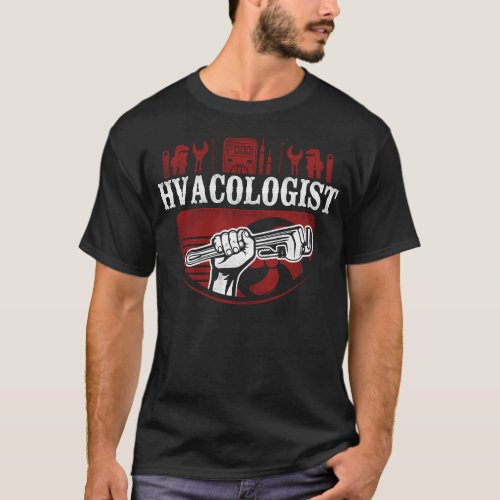 Hvac Technician Tech Hvacologist Vintage T_Shirt