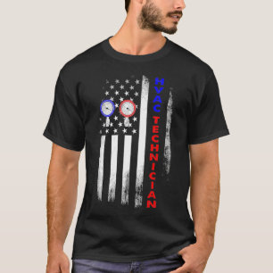 HVAC Technician USA Funny HVAC Tech Premium T-Shirt