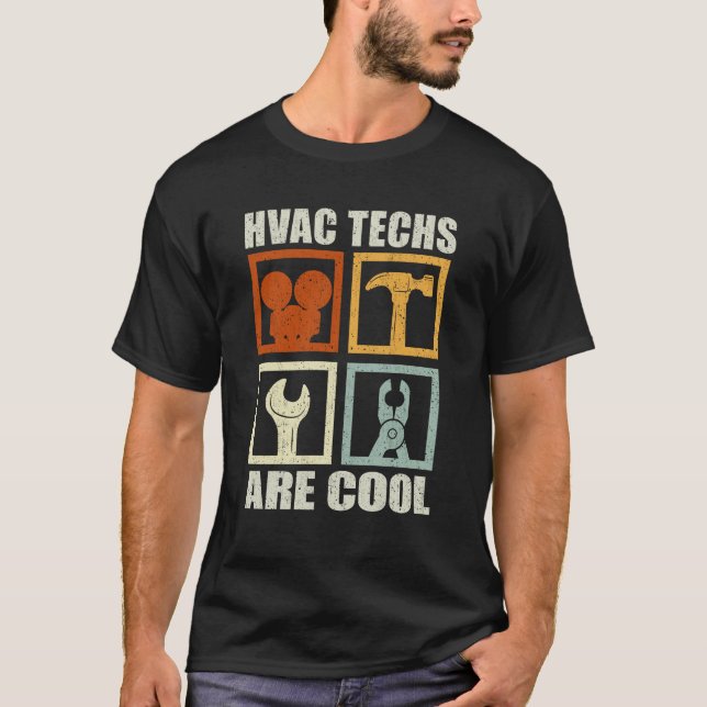 HVAC Techs HVAC Technician for Handyman T-Shirt (Front)