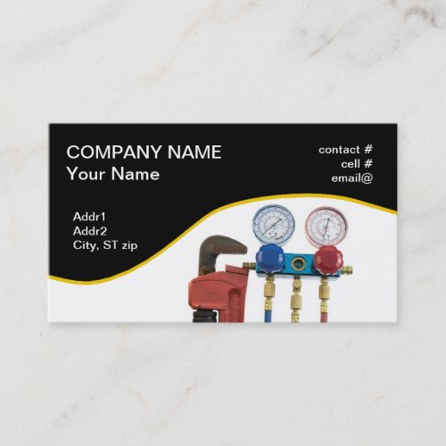 HVAC tools Business Card