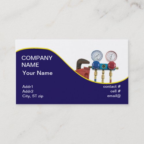 HVAC tools Business Card