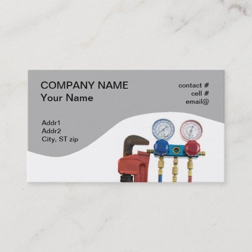 HVAC tools Business Card