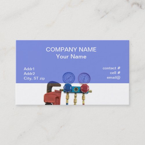 HVAC tools Business Card