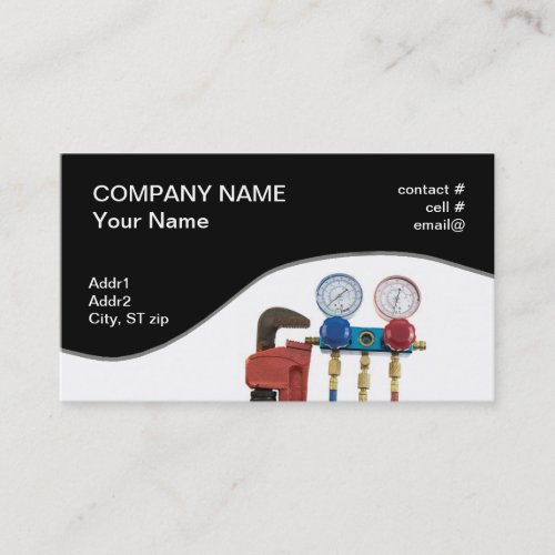 HVAC tools Business Card