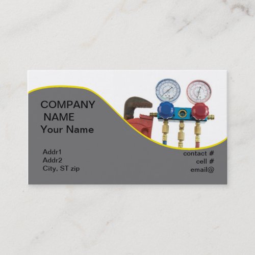 HVAC tools Business Card