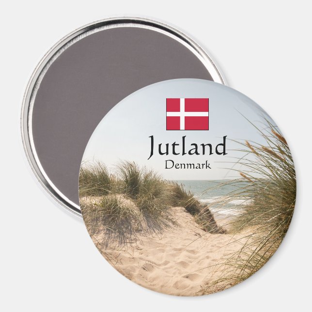 Hvide Sande Denmark Magnet (Front/Back)