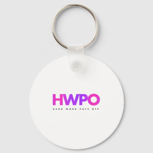 Hw Hard Work Pays Off Pastel Motivational  Keychain
