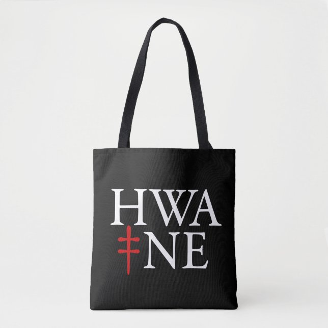 HWA-NE Tote, black, 6/25 Tote Bag (Front)