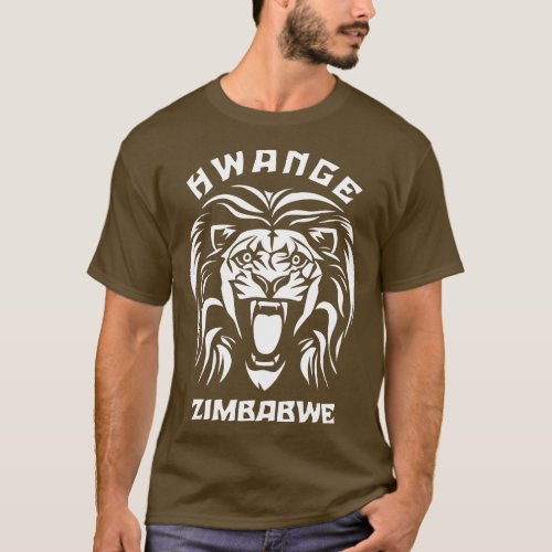 Hwange National Park Lion Face 1 T_Shirt