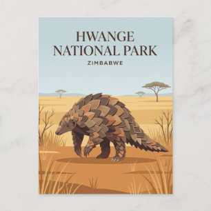 Hwange National Park Zimbabwe Postcard