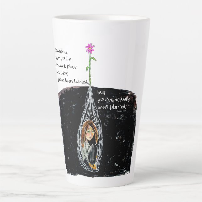 HWJ You've Been Planted Latte Mug (Front)