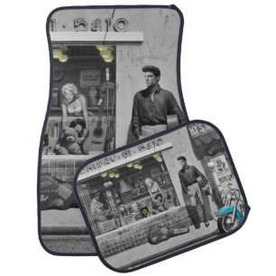 HWY 51 Silver 2 Car Mat