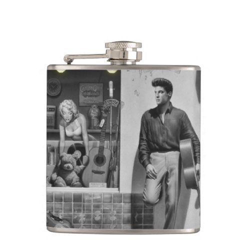 HWY 51 Silver 2 Hip Flask