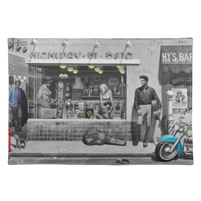 HWY 51 Silver 2 Placemat (Front)