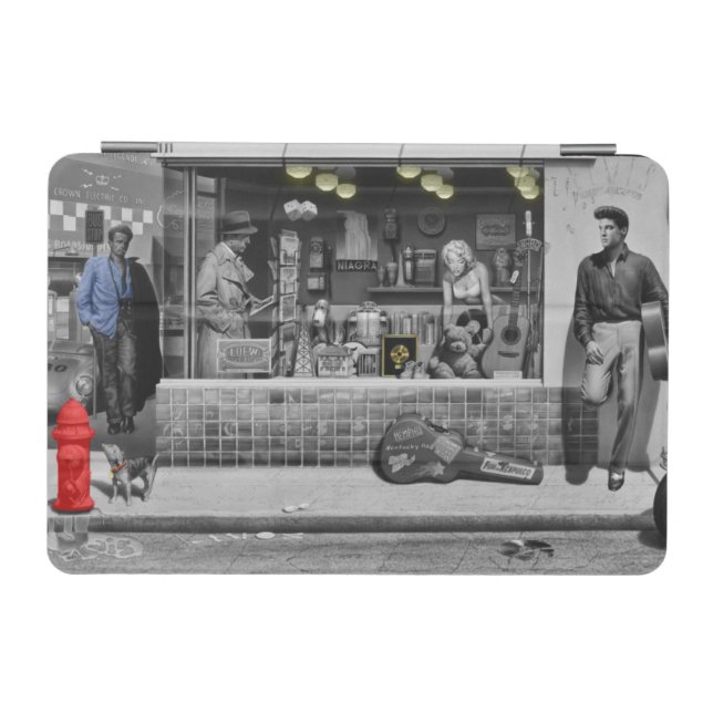 HWY 51 Silver iPad Mini Cover (Horizontal)
