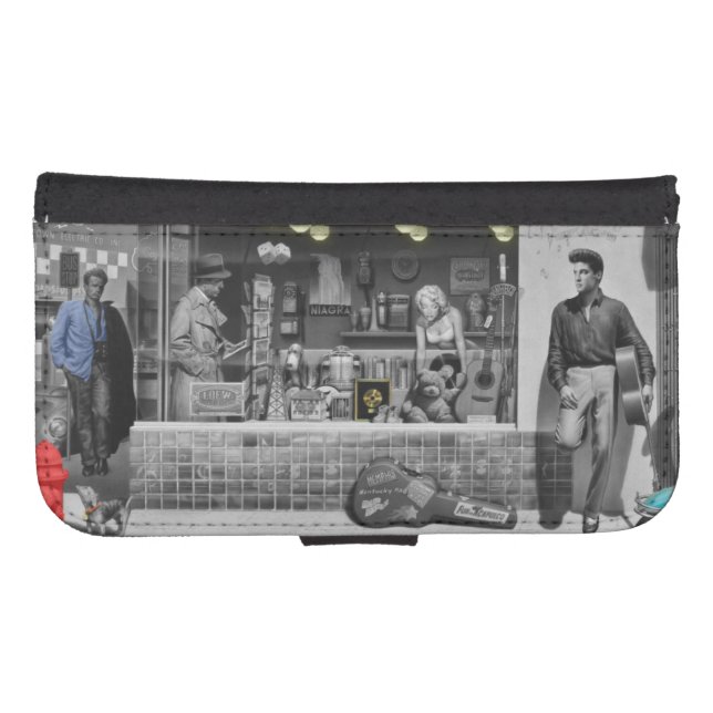 HWY 51 Silver Samsung Galaxy Wallet Case (Front (Horizontal))