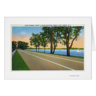 Hwy Route 5 View of Seneca Lake Cards