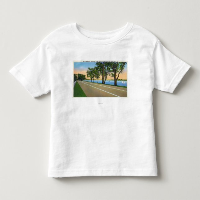 Hwy Route 5 View of Seneca Lake Toddler T-shirt (Front)