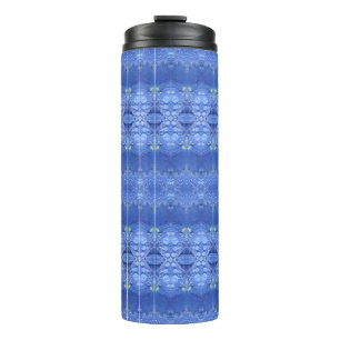 Hy Blue Ikat 4 Thermal Tumbler