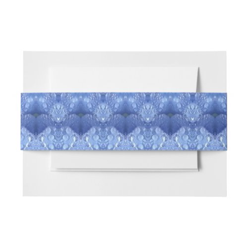 Hy Blue Ikat 6 Invitation Belly Band