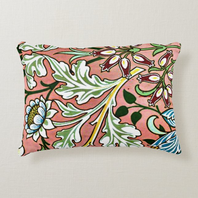 Hyacinth, a William Morris pattern Accent Pillow (Front)
