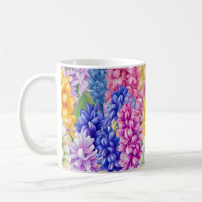 Hyacinth Blooming Coffee Mug (Left)