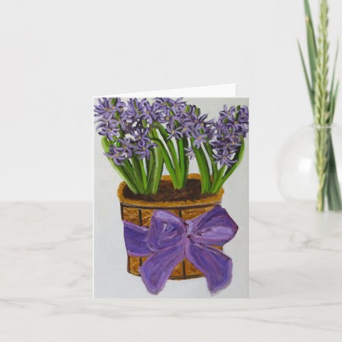 Hyacinth Card