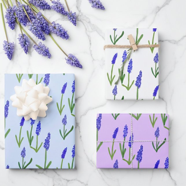 Hyacinth Easter Spring Floral Pattern Bulbs Gift Wrapping Paper Sheets (Hyacinth Easter Spring Floral Pattern Bulbs Gift Wrapping Paper Sheets
)