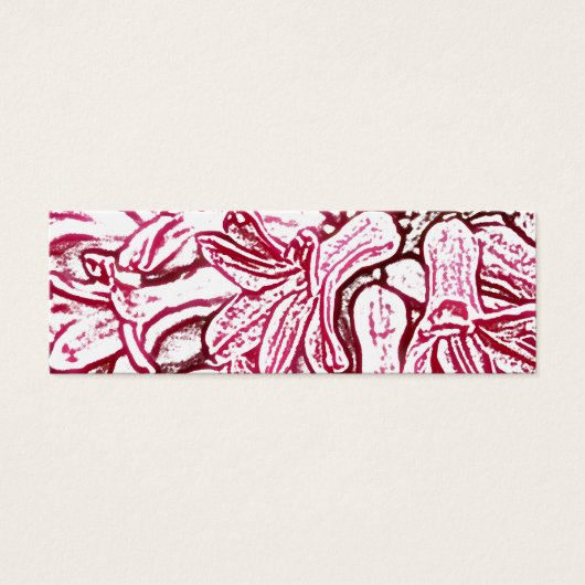 Hyacinth Edited Bookmark (Front)