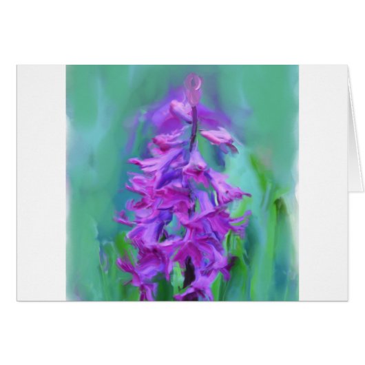 Hyacinth Flower Cards (Front Horizontal)