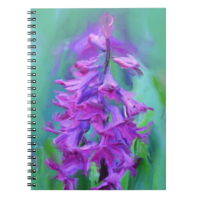 Hyacinth Flower Notebook (Front)