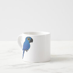 Customizable Hyacinth Macaw Espresso Cup