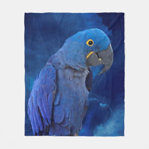 Hyacinth Macaw Fleece Blanket