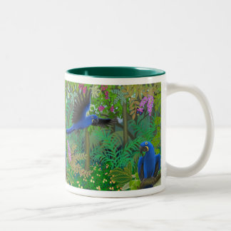 Hyacinth Macaw Jungle Mug