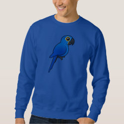 Customizable Hyacinth Macaw Men's Basic Sweatshirt
