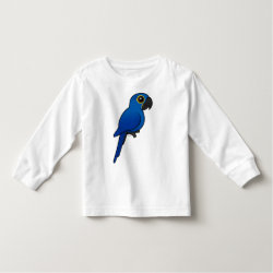 Customizable Hyacinth Macaw Toddler Long Sleeve T-Shirt