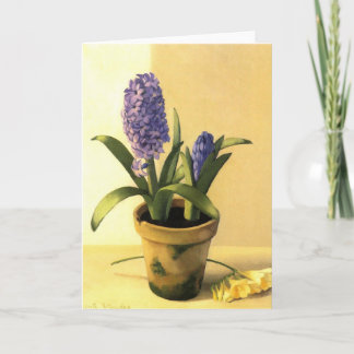 Hyacinth Pot Card
