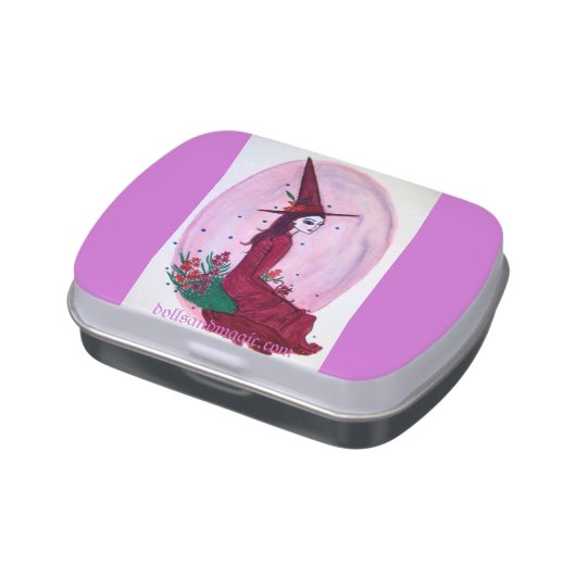 Hyacinth Witch Easter Candy Jelly Belly Tin (Side)