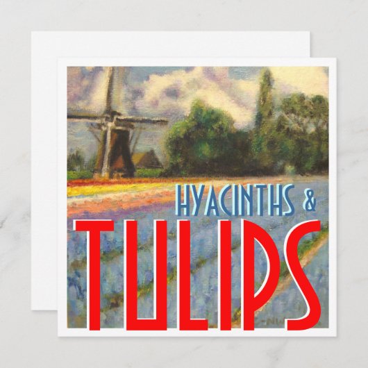 Hyacinths and Tulips Windmill (Front/Back)