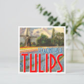 Hyacinths and Tulips Windmill (Standing Front)
