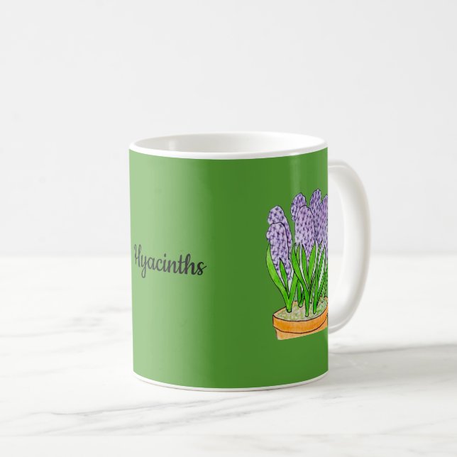 Hyacinths  coffee mug (Front Right)