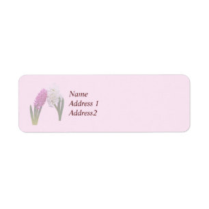 Hyacinths In Love Save the Date Label