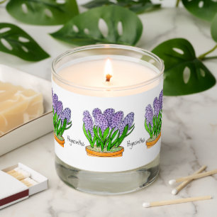 Hyacinths scented candle