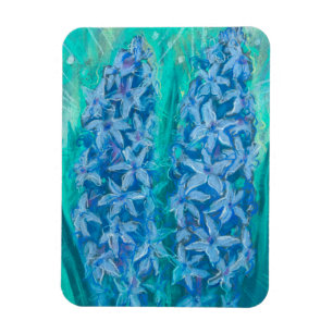 Hyacinths Sping Flower Easter Gift Floral Painting Magnet