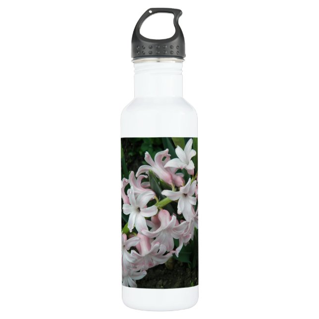 Hyacinths Stainless Steel Water Bottle (Front)