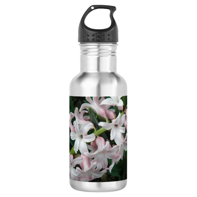 Hyacinths Stainless Steel Water Bottle (Front)