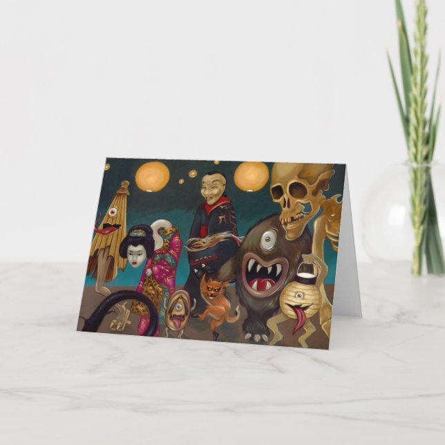 "Hyakki Yakō" Greeting Card Part 2 (Front)